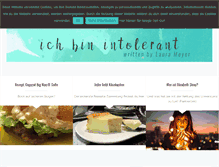 Tablet Screenshot of ich-bin-intolerant.de